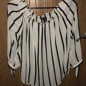 Express Exposed Shoulder Top